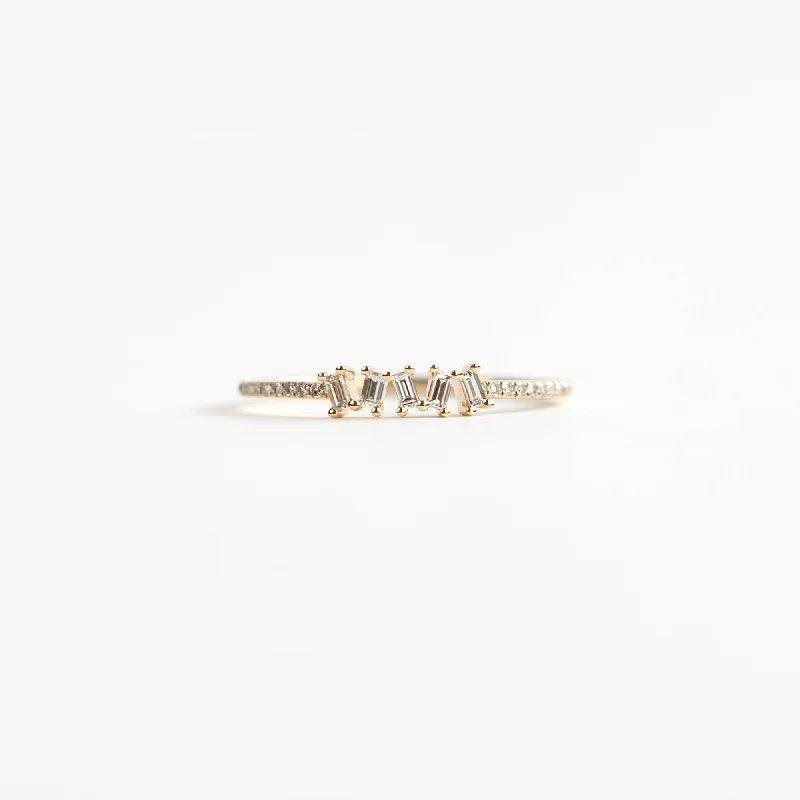 Sienna Baguette Diamond Ring