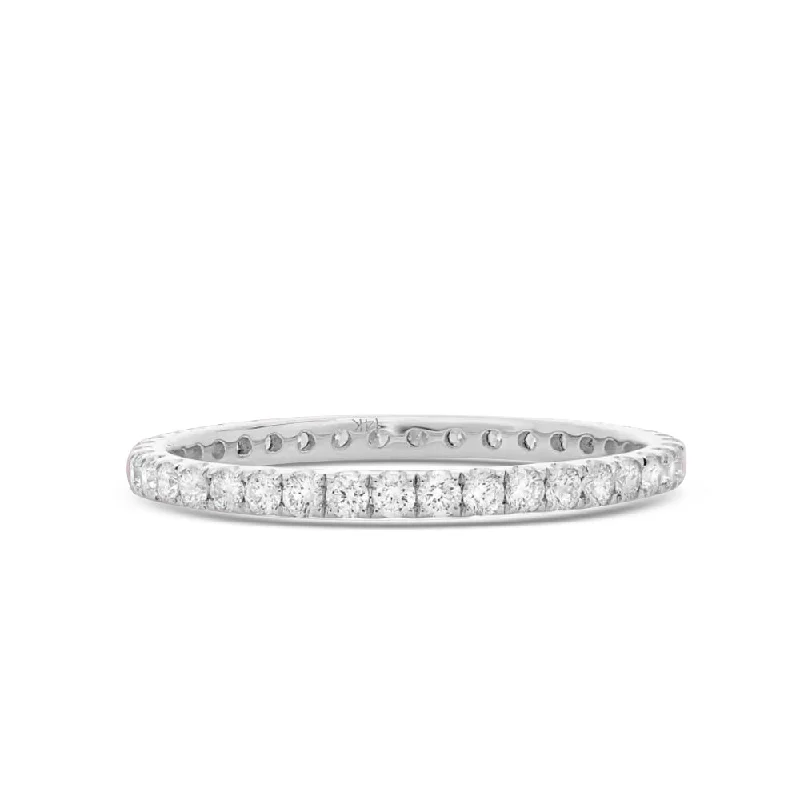 Diamond Eternity Band in 14K Gold, 1.40 mm wide