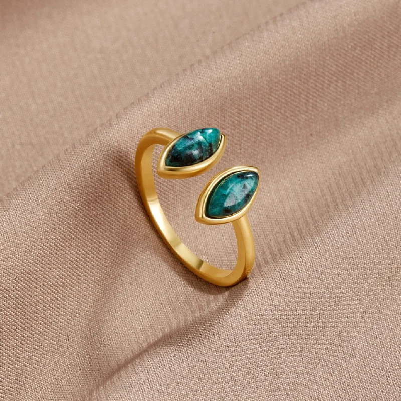 Jade Green Wrap Ring