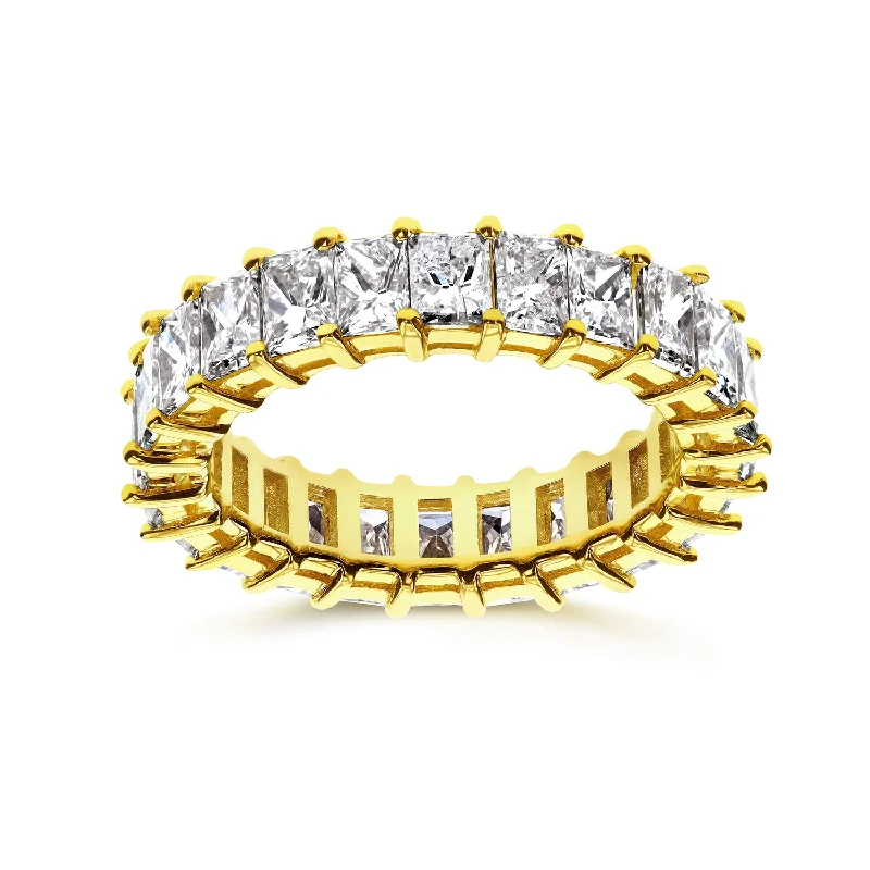 One of a Kind Princess Baguette Diamond Eternity Band