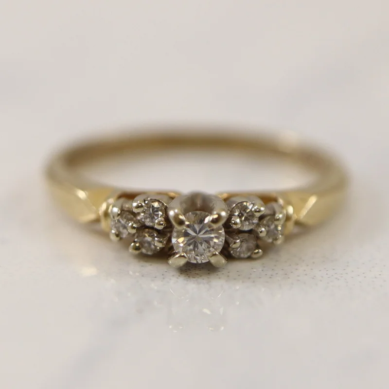Best Jewelry Sale Prices – Limited-Time Offer Cluster Diamond Ring | 0.15ctw | SZ 5.75 |