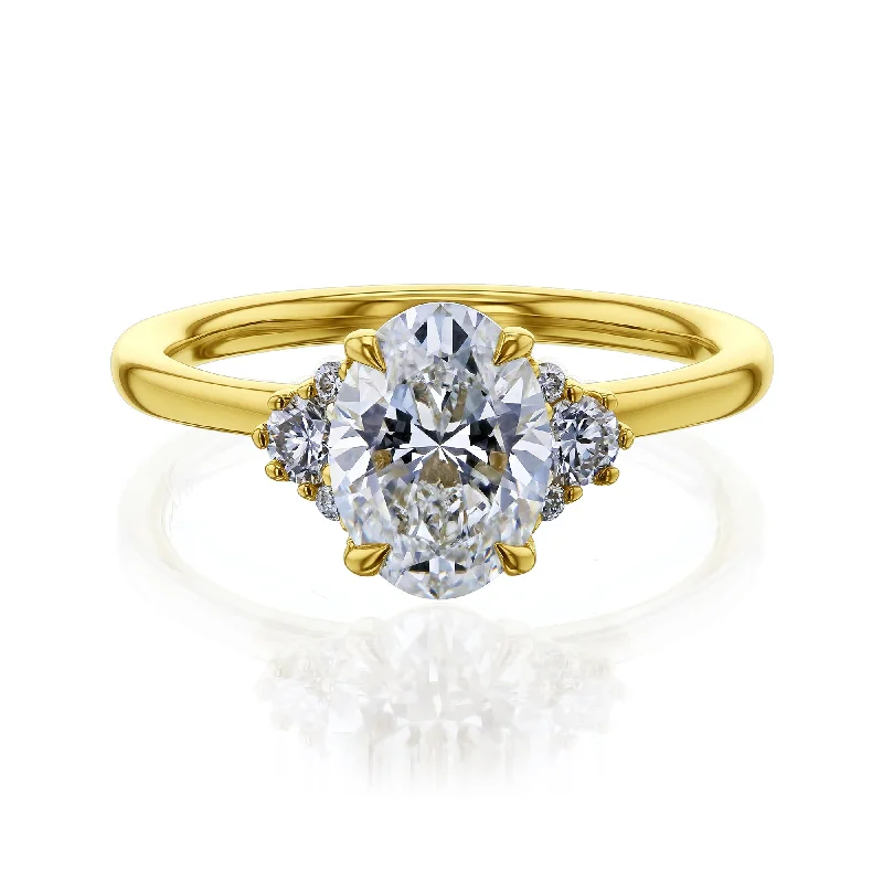 Kobelli Grown - Dulce Side Cluster Lab Diamond Ring