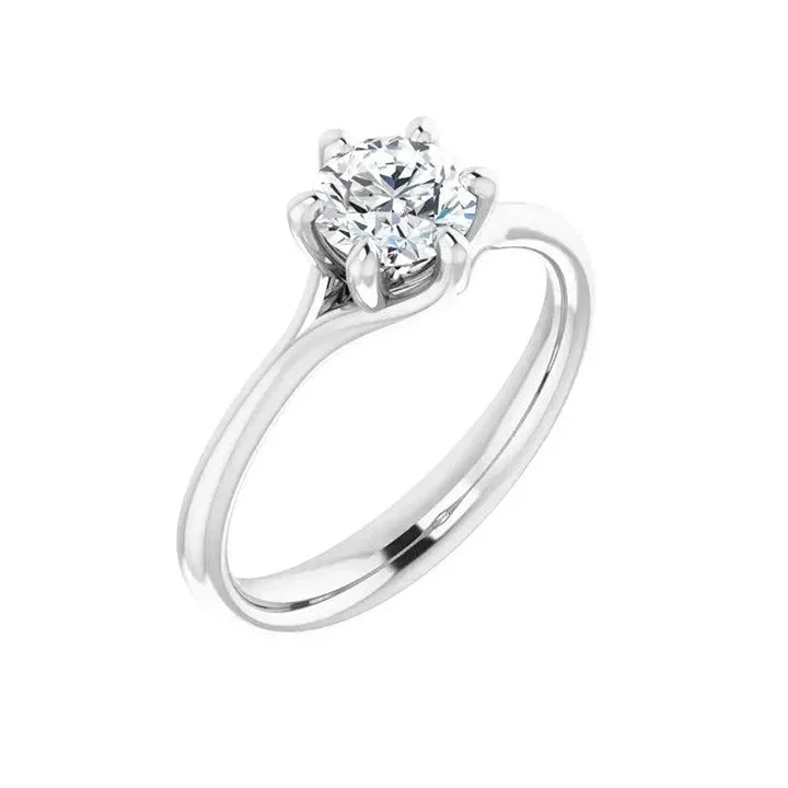 HONORA Lab Diamond Engagement Ring in Silver