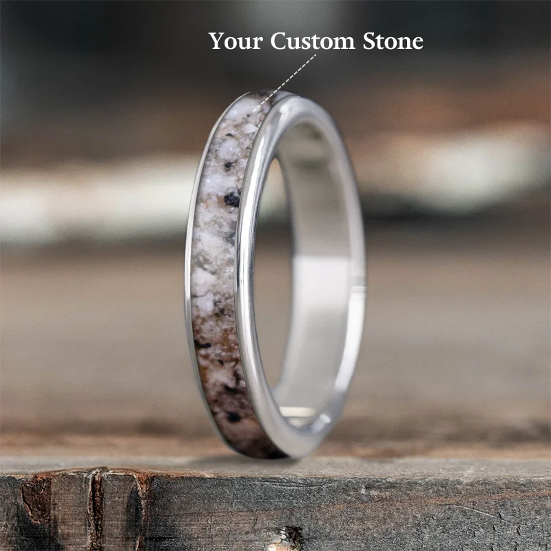 Luxury Jewelry At Unbeatable Discounts Custom Design - Ladies Single Inlay Ring 3g0KbrzoXWMOOs0t-YBQ0WKv