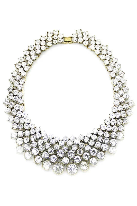 Emma Statement Necklace - Silver