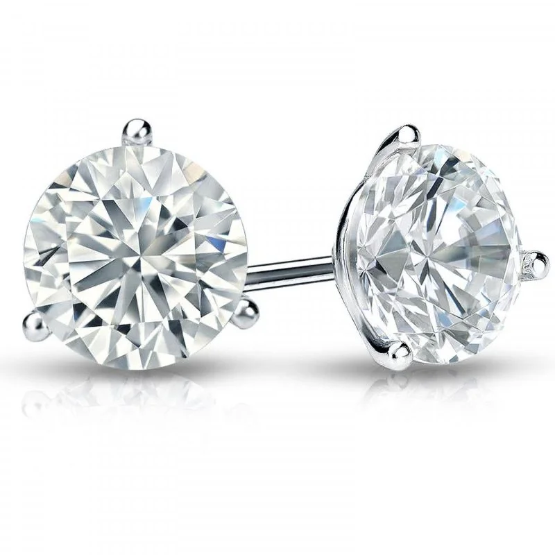 18K White Gold 1.50cts Diamond Stud Earrings