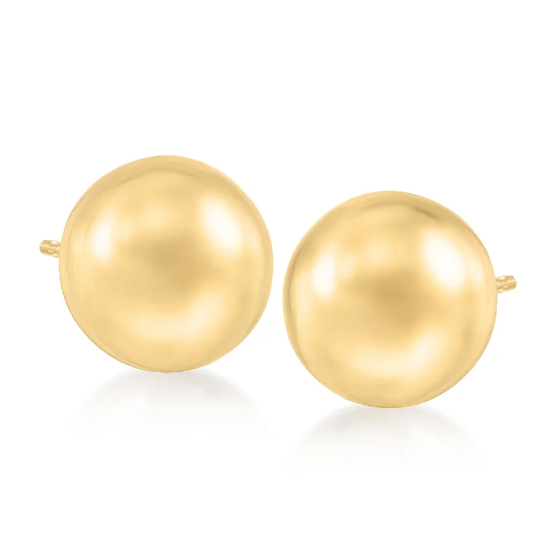 Ross-Simons 10mm 14kt Yellow Gold Ball Stud Earrings