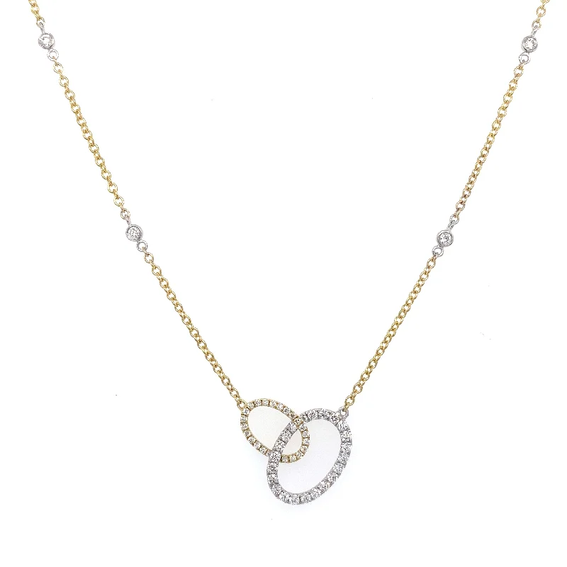 Last Chance To Shop High-End Jewelry At Markdown Prices 14 Karat Yellow/White Gold Diamond Pendant Necklace Last Chance To Shop High-End Jewelry At Markdown Prices 14 Karat Yellow/White Gold Diamond Pendant Necklace