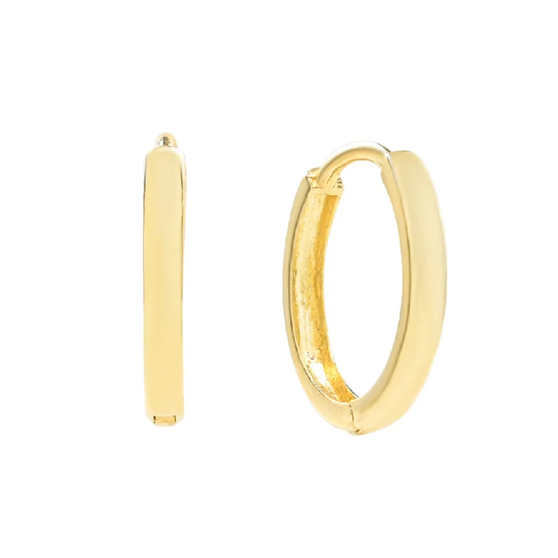 Stunning Jewelry At A Fraction Of The Price 14k Solid Gold Classic Huggies