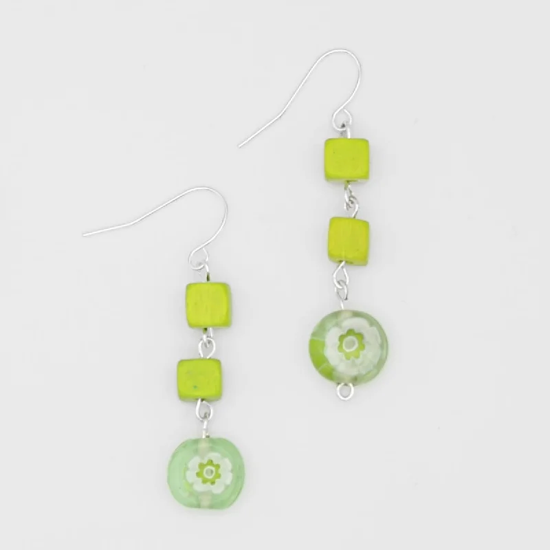 Best Jewelry Deals – Premium Quality At Exclusive Discounts Lime Floral Drop Earring