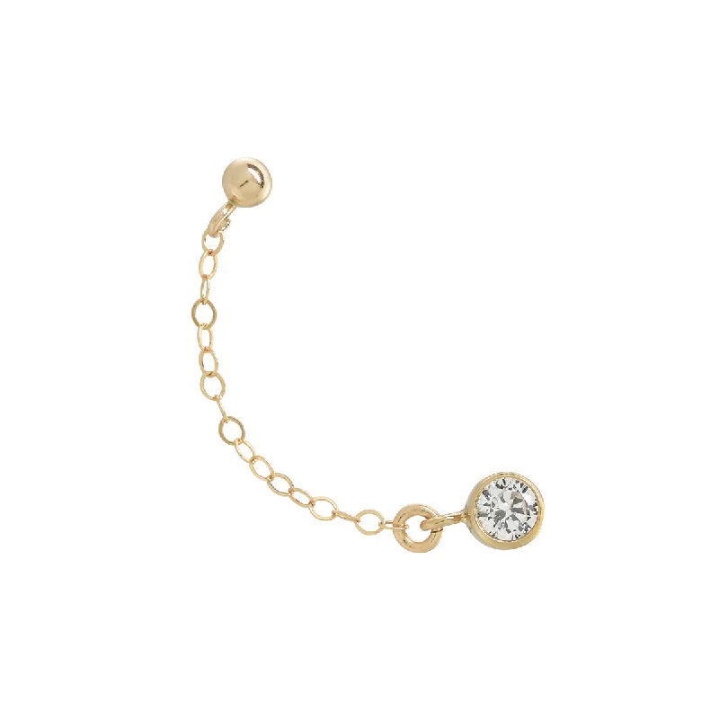 Personalized Jewelry Sale – Meaningful Gifts At Great Prices CZ/Ball & Chain Stud