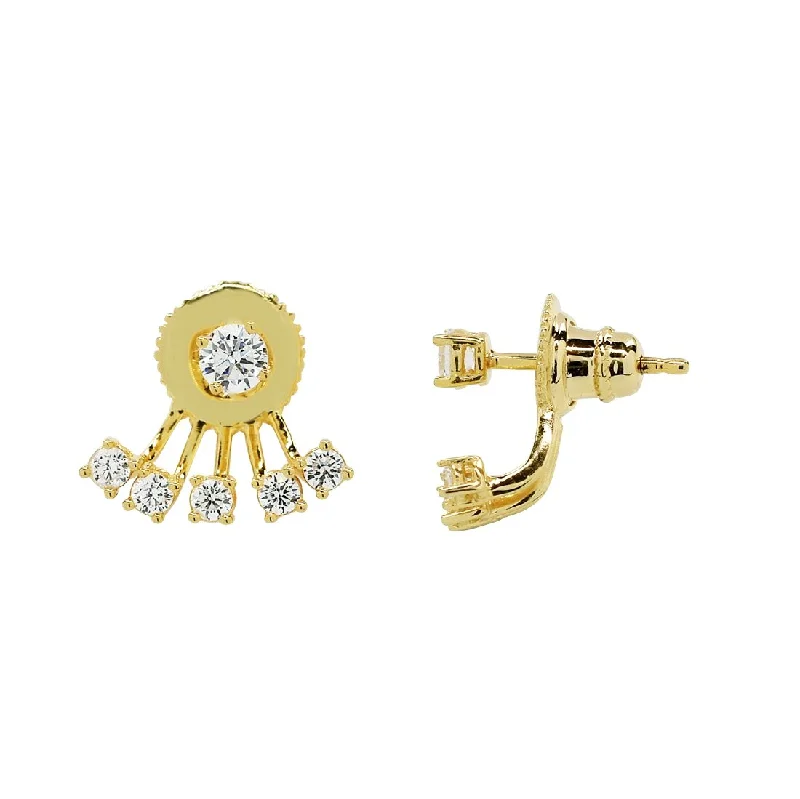 Jewelry Clearance – Final Chance To Save Big Separated 5 CZ Ear Jacket