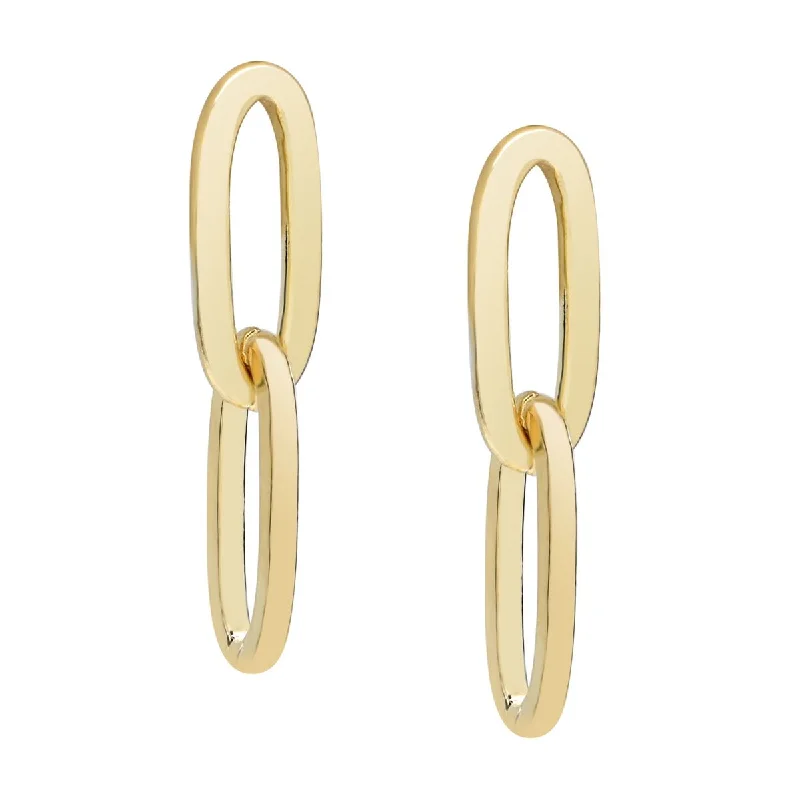 Exclusive Jewelry Markdowns – Limited-Time Offer Thick Double Paperclip Studs
