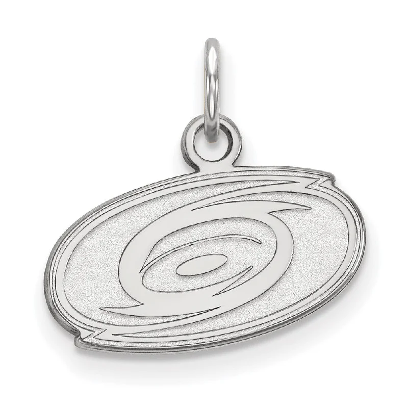 14k White Gold NHL Carolina Hurricanes XS (Tiny) Charm or Pendant