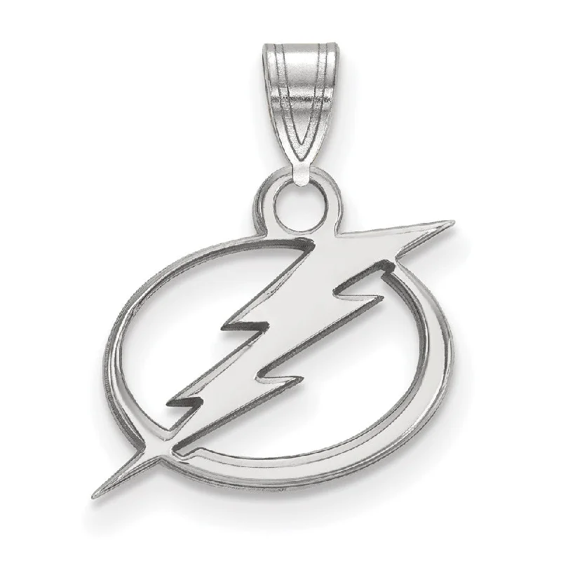 14k White Gold NHL Tampa Bay Lightning Small Pendant