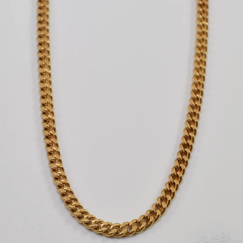 Trending Jewelry Styles Now At Limited-Time Discounts 10k Yellow Gold Curb Chain | 24" |