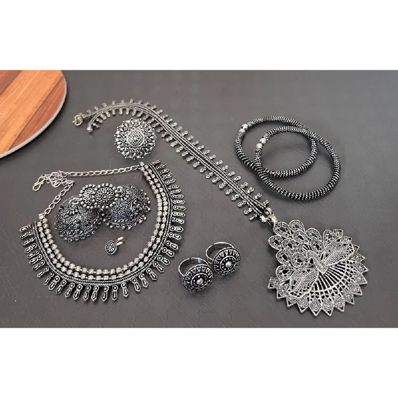 The Biggest Jewelry Sale Of The Year Is Here Akruti Collection Oxidised Combo Set