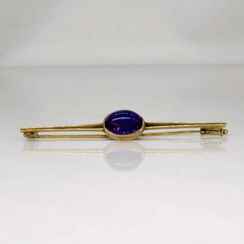 Special Offers On Handcrafted And Designer Jewelry Amethyst Brooch | 3.55ct |