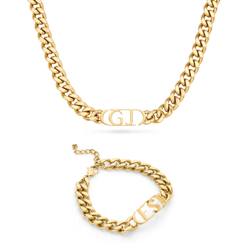 Once-A-Year Jewelry Deals – Shop Before They’Re Gone Chunky Initial Bundle (Gold)