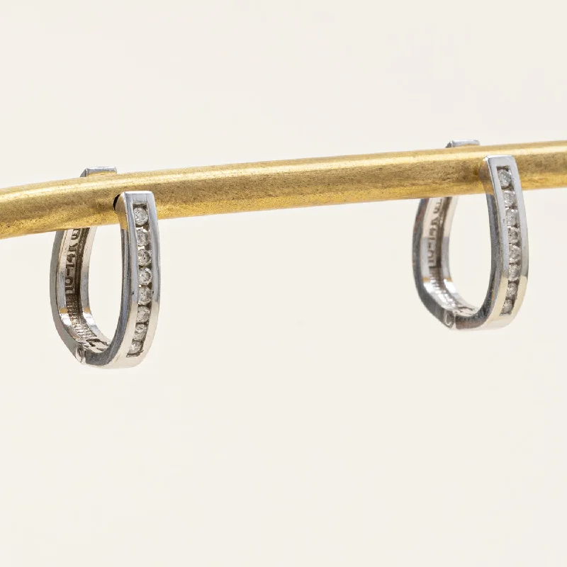 Elevate Your Outfit With Discounted Statement Jewelry Diamond Huggie Earrings | 0.16ctw |