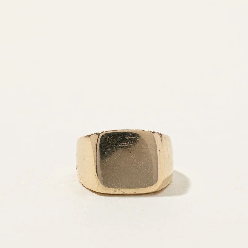 Unlock Unbeatable Jewelry Deals Before They’Re Gone Gold Signet Ring | SZ 5.5 |