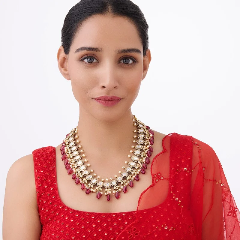 Unique Jewelry Designs Now At Discounted Rates Kundan Necklace 163991