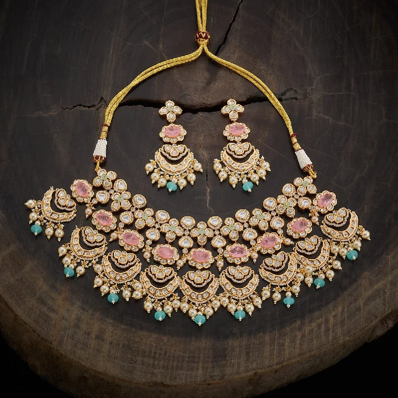 Flash Sale On Exquisite Jewelry – Don't Miss Out Kundan Necklace 164034