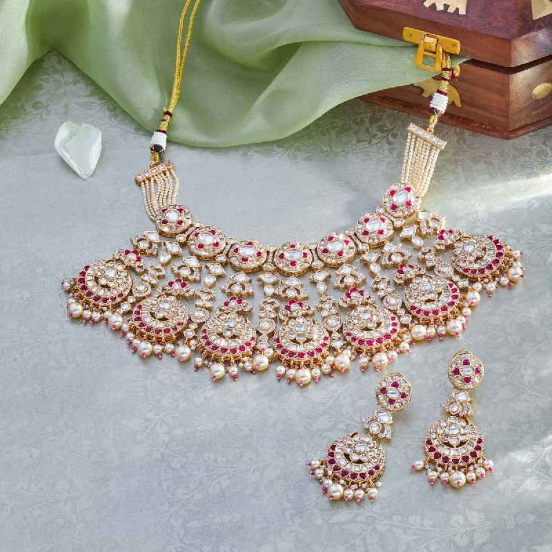 Special Offers On Handcrafted And Designer Jewelry Kundan Necklace 167022