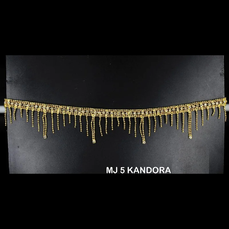 Celebrate With Sparkle – Jewelry Sale Now Live Mahavir Gold Plated Chain Kamarband - MJ 5 KANDORA