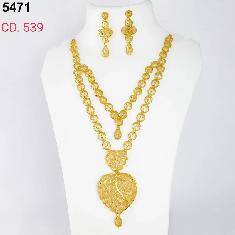 Handcrafted Beauty At Affordable Prices MR Jewellery Forming Gold Plated Necklace Set