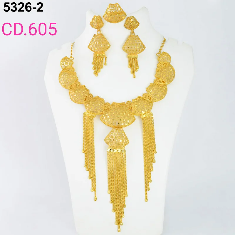 Timeless Beauty, Unbeatable Deals – Jewelry Sale On MR Jewellery Forming Gold Plated Necklace Set