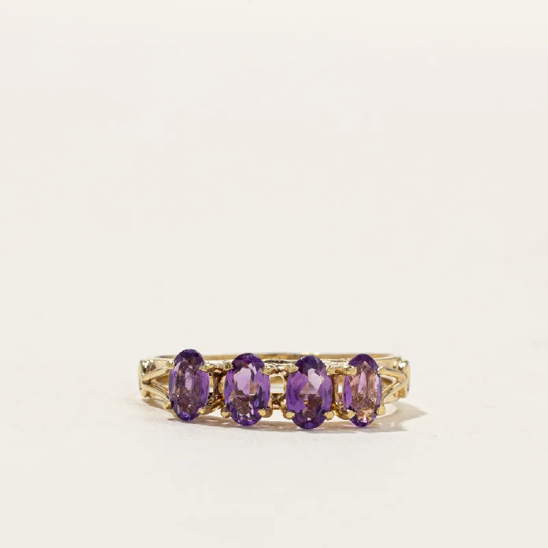 Luxury Meets Affordability – Jewelry Sale Now Live Oval Amethyst Ring | 0.50ctw | SZ 6 |