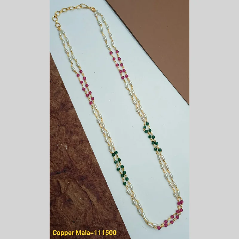 Elegant Necklaces And Bracelets At Limited-Time Offers Padmawati Bangles Copper Gold Mala