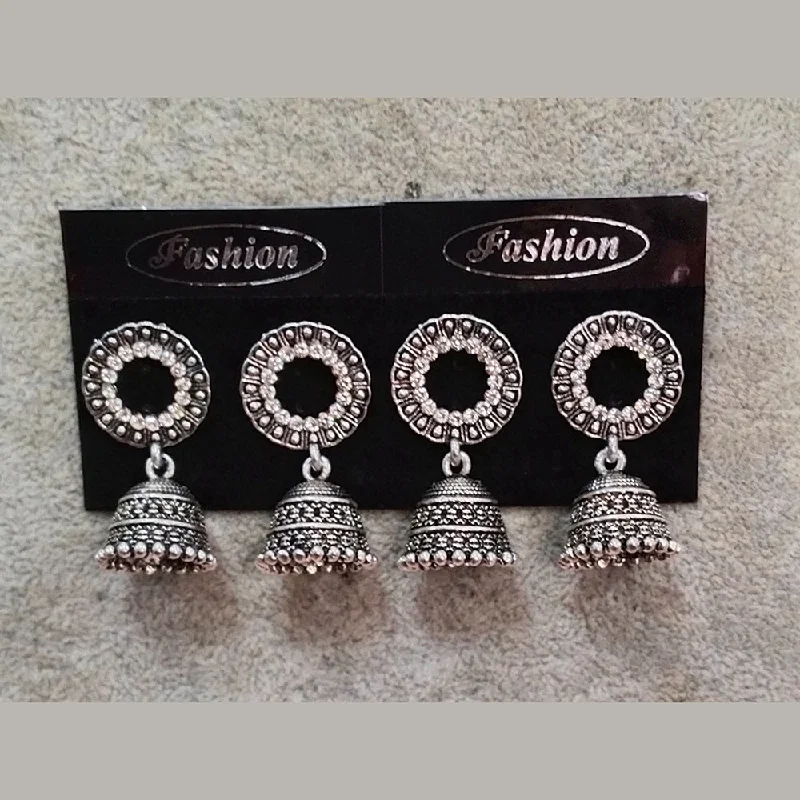 Big Discounts On Elegant Jewelry Collections Tahura Oxidised Plated Jhumki Earrings