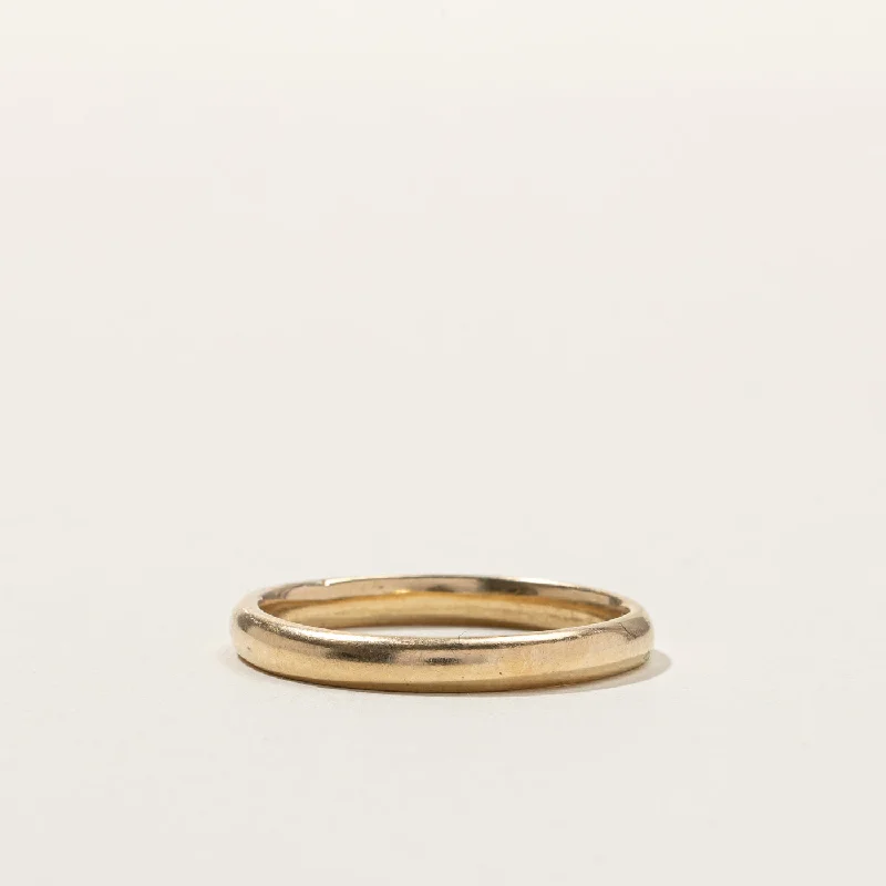 Dazzle In Elegance With Our Biggest Jewelry Sale Yellow Gold Band | SZ 9.5 |