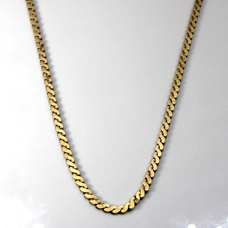 Personalized Jewelry Sale – Unique Gifts At Low Prices Yellow Gold Serpentine Chain | 20"|